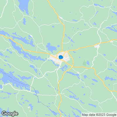 Karta med mäklarbyråer i Katrineholm