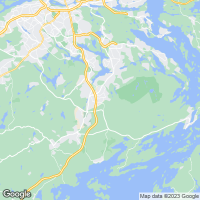 Karta med mäklarbyråer i Brandbergen
