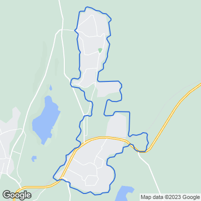 Karta med mäklarbyråer i Grängesberg