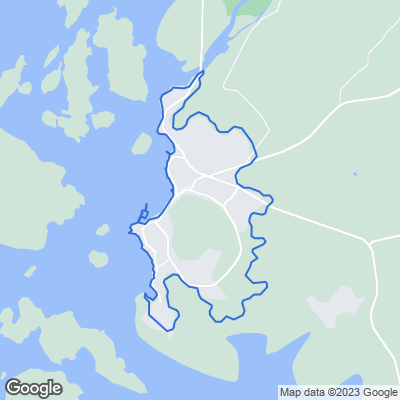 Karta med mäklarbyråer i Fjällbacka