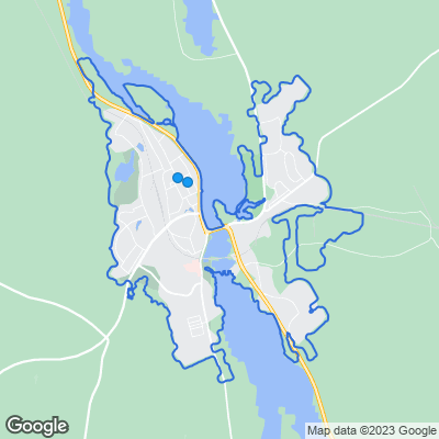 Karta med mäklarbyråer i Lycksele