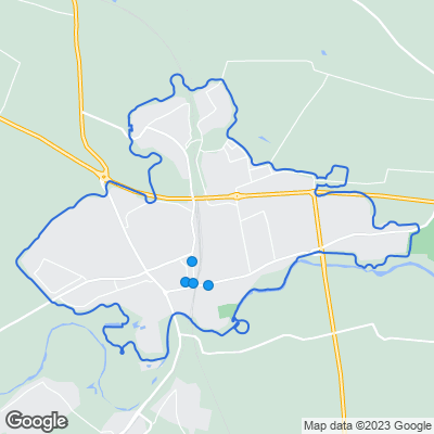 Karta med mäklarbyråer i Kävlinge