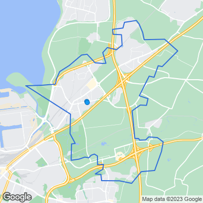 Karta med mäklarbyråer i Burlöv
