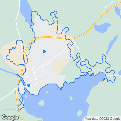Karta med mäklarbyråer i Askersund