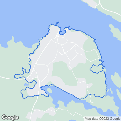 Karta med mäklarbyråer i Öregrund