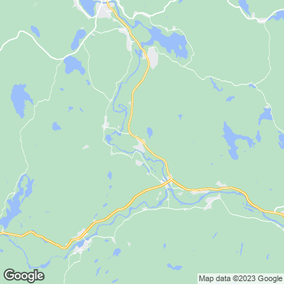 Karta med mäklarbyråer i Gagnef