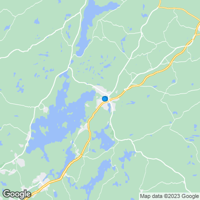 Karta med mäklarbyråer i Alingsås