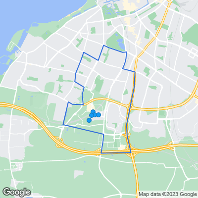 Karta med mäklarbyråer i Hyllie