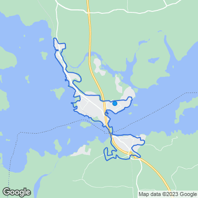 Karta med mäklarbyråer i Kvicksund
