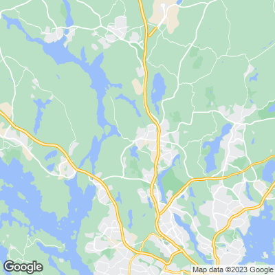 Karta med mäklarbyråer i Runby
