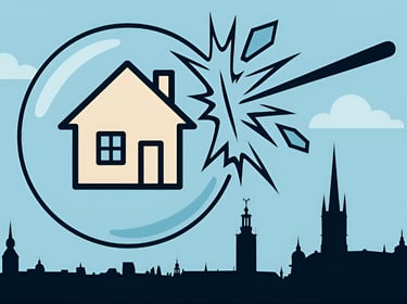 Har vi en bostadsbubbla i Sverige 2025 – och när spricker den?
