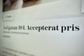 Accepterat pris – vad betyder det för bostäder?