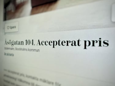 Accepterat pris – vad betyder det för bostäder?