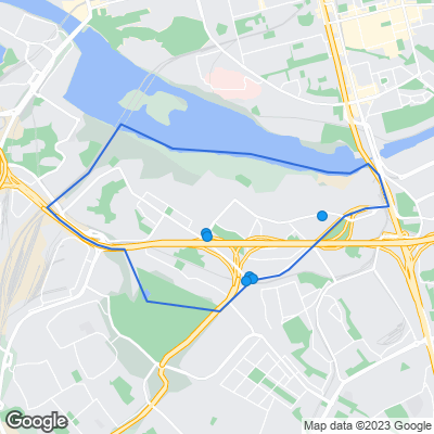 Karta med mäklarbyråer i Årsta