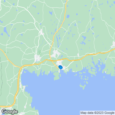 Karta med mäklarbyråer i Karlshamn