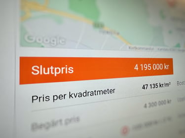 Slutpriser för hus och lägenheter – viktigt att veta om slutpriser
