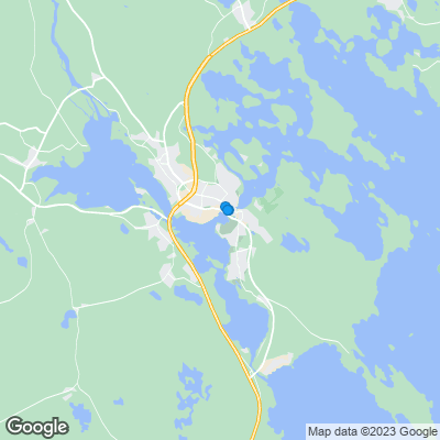 Karta med mäklarbyråer i Piteå