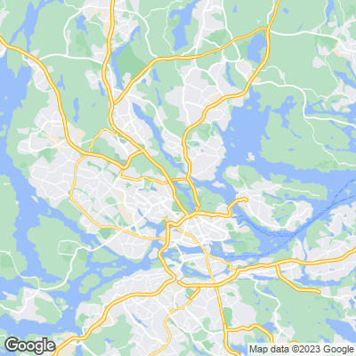 Karta med mäklarbyråer i Bergshamra