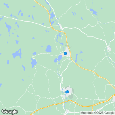 Karta med mäklarbyråer i Västmanland