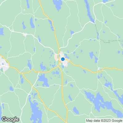 Karta med mäklarbyråer i Eksjö