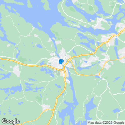 Karta med mäklarbyråer i Södertälje