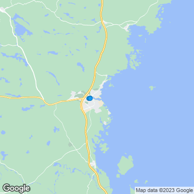 Karta med mäklarbyråer i Oskarshamn