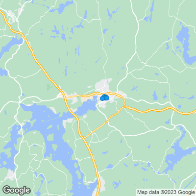 Karta med mäklarbyråer i Uddevalla