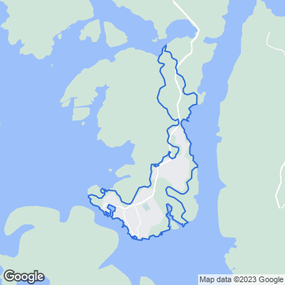 Karta med mäklarbyråer i Mollösund