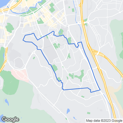 Karta med mäklarbyråer i Johanneberg