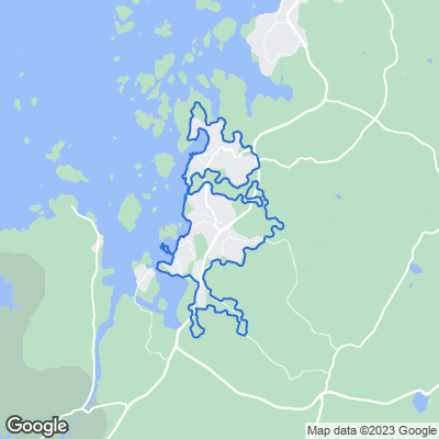 Karta med mäklarbyråer i Hunnebostrand