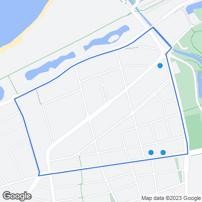 Karta med mäklarbyråer i Ribersborg