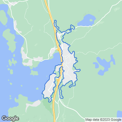 Karta med mäklarbyråer i Ljungskile