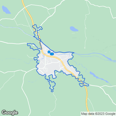 Karta med mäklarbyråer i Söderköping